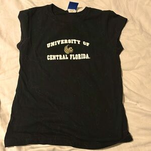 ⭐️UCF University of Central Florida Knights Black White Pegasus Tee S Small